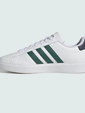 NWT Adidas Men's Grand Court 2.0 Sneaker White Green Navy Size 12